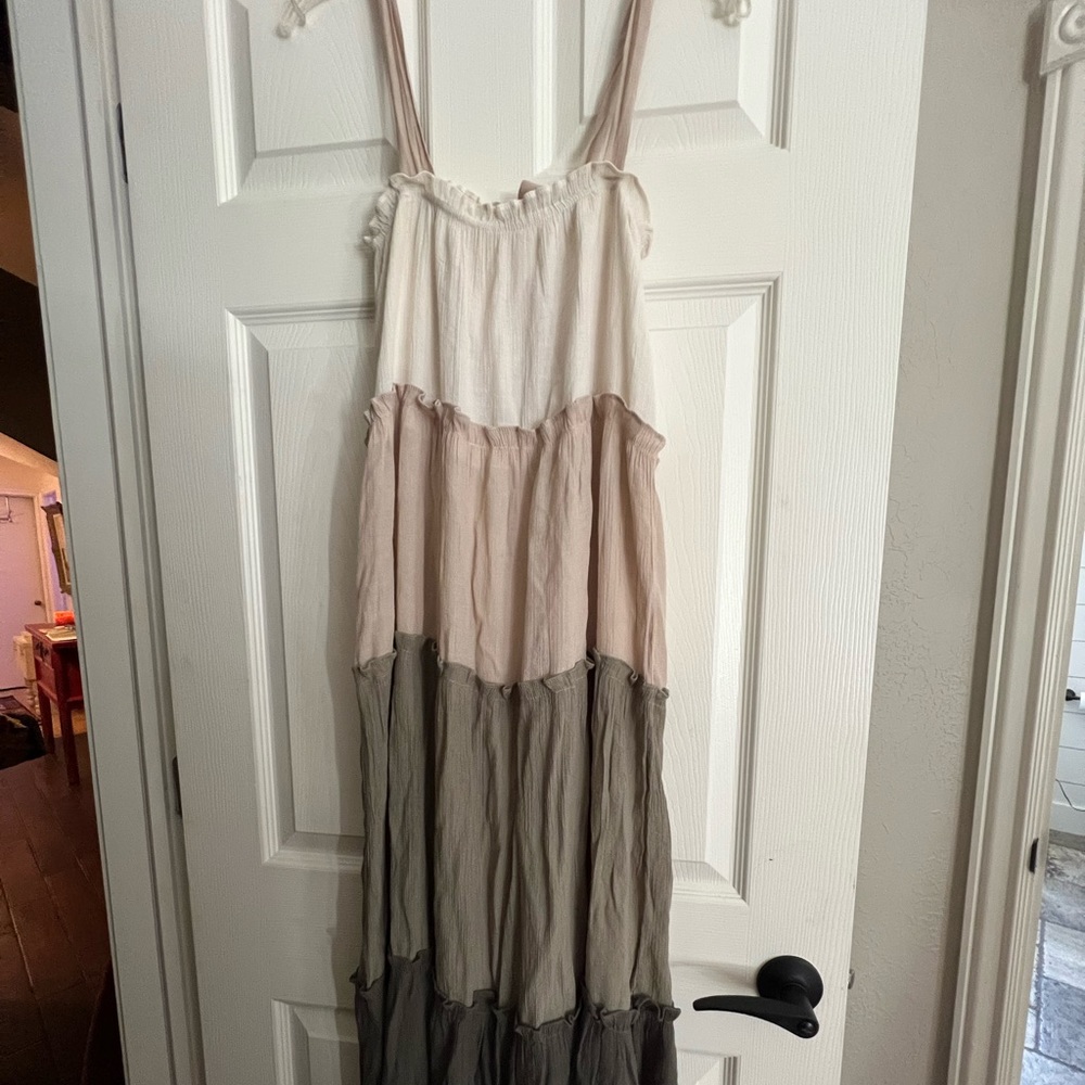 Size Small, flowy multi-colored dress